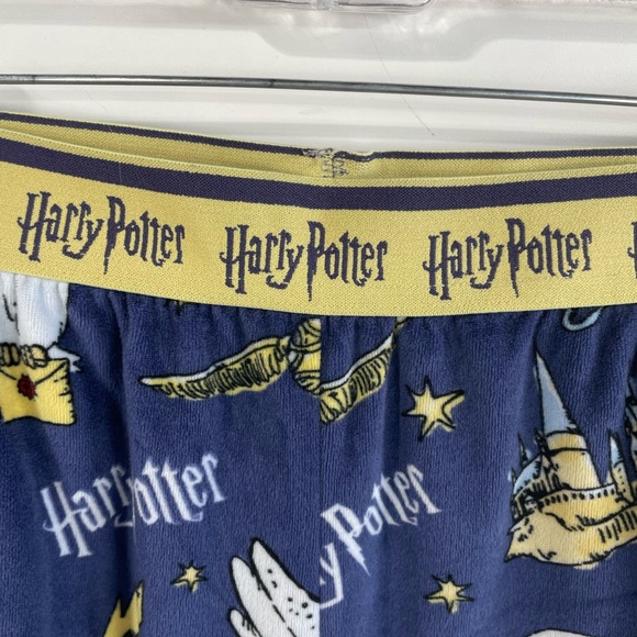 Warner Bros. Harry Potter Kids Pajama Bottoms - Blue and Yellow - Picture 3 of 9